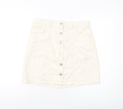 Womens UK Size 12 Tulchan Mini Denim Skirt