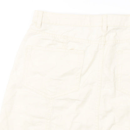 Womens UK Size 12 Tulchan Mini Denim Skirt
