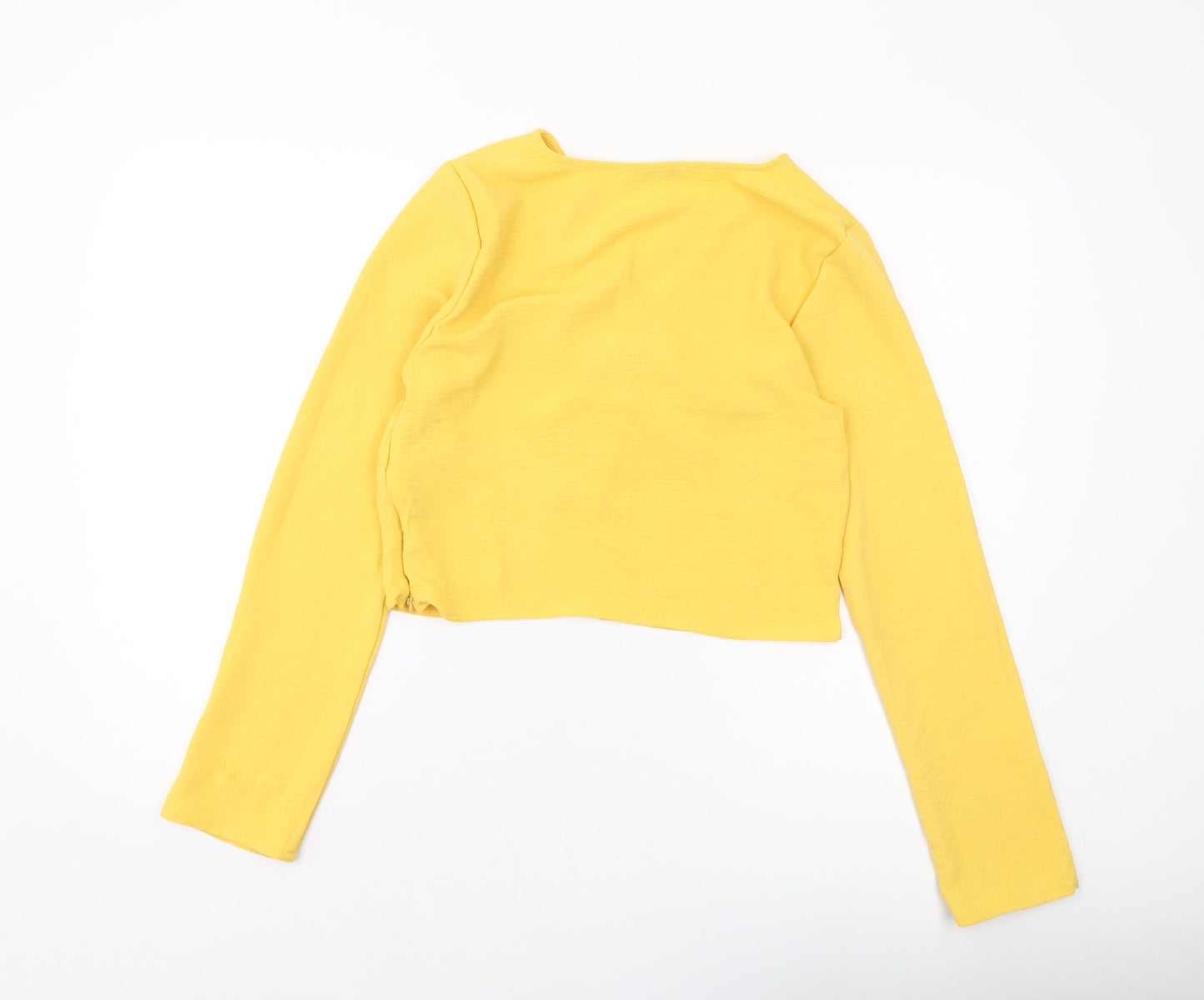 Womens UK Size 10 RESERVED Yellow Basic Blouse
