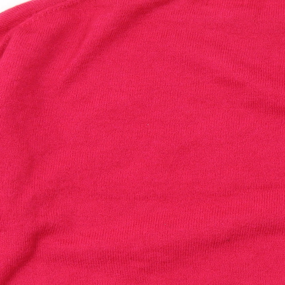 Womens UK Size M H&M Pink Pullover Jumper