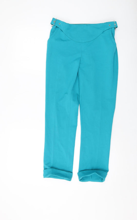 Womens UK Size 8 ASOS Regular Fit  Blue Trousers
