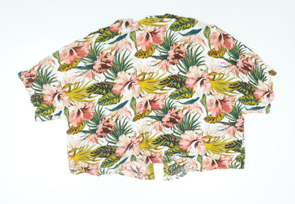Womens UK Size L NEXT Multicoloured Kimono Blouse
