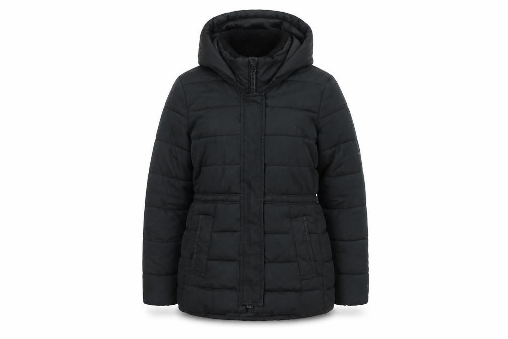Womens UK Size XS Gap Black Quilted Coat