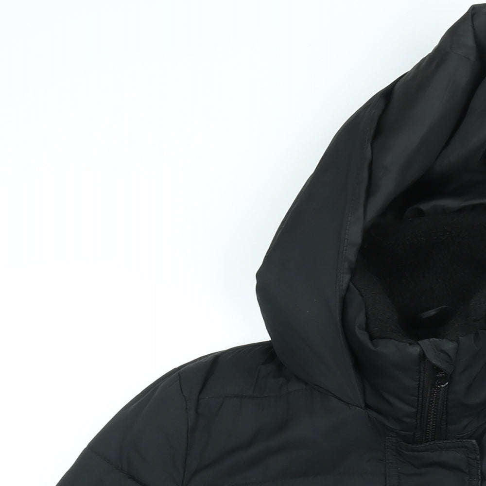 Gap Womens Black Quilted Coat Size XS Zip