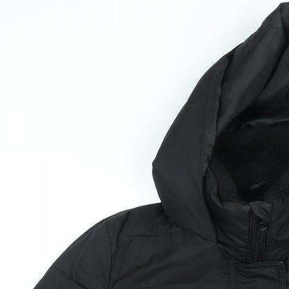 Gap Womens Black Quilted Coat Size XS Zip