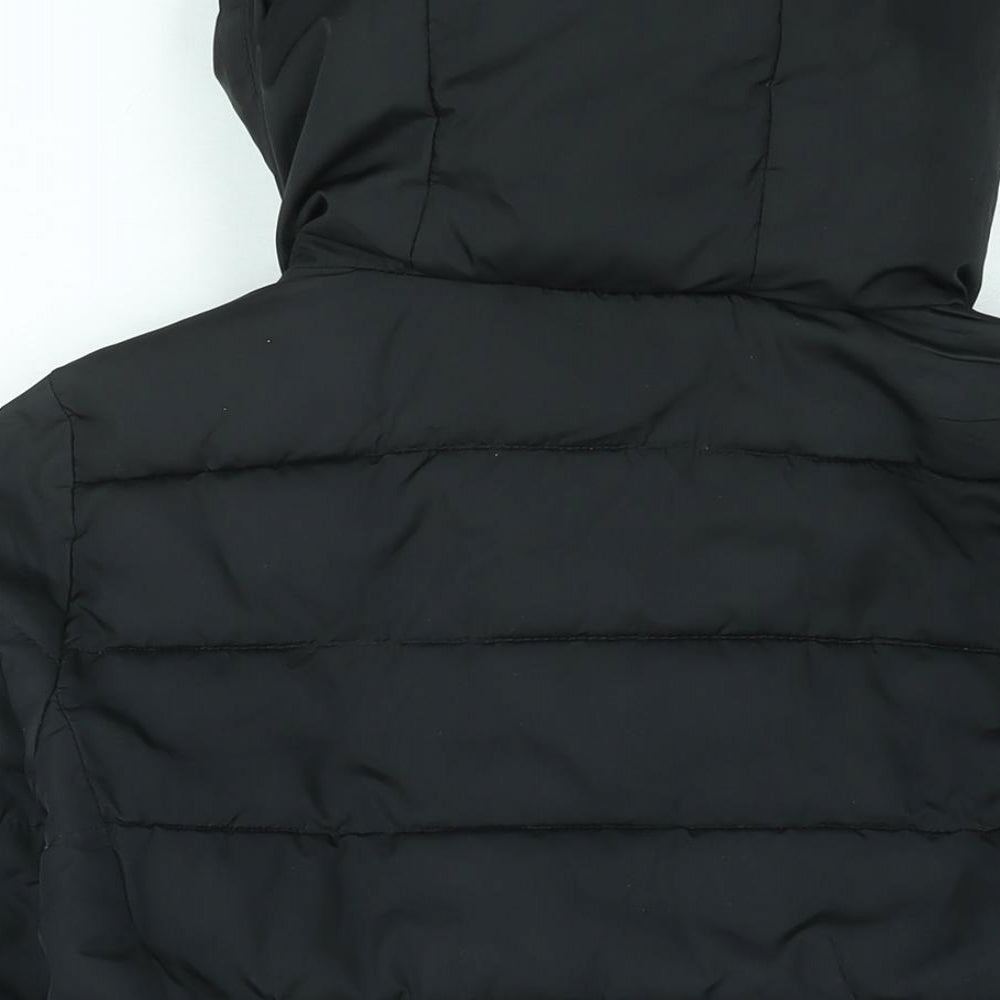 Gap Womens Black Quilted Coat Size XS Zip