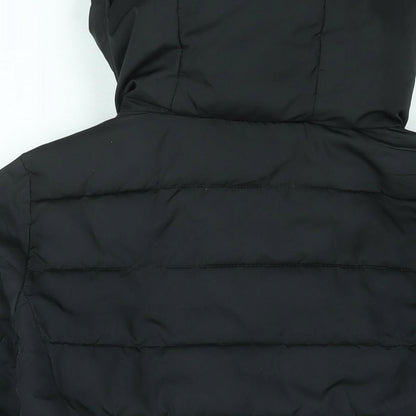 Gap Womens Black Quilted Coat Size XS Zip