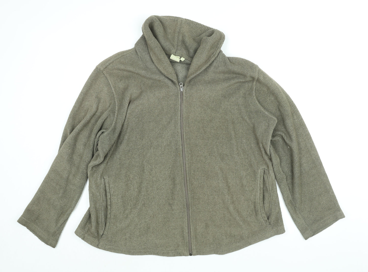 Womens UK Size 24 Cotton Traders Brown Jacket