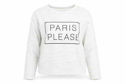Forever 21 Womens White Polyester Pullover Sweatshirt Size S Pullover - Paris Please
