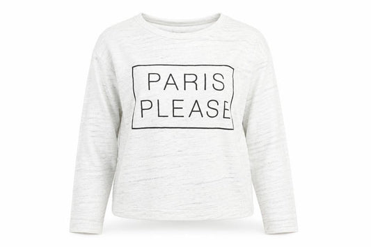 Forever 21 Womens White Polyester Pullover Sweatshirt Size S Pullover - Paris Please