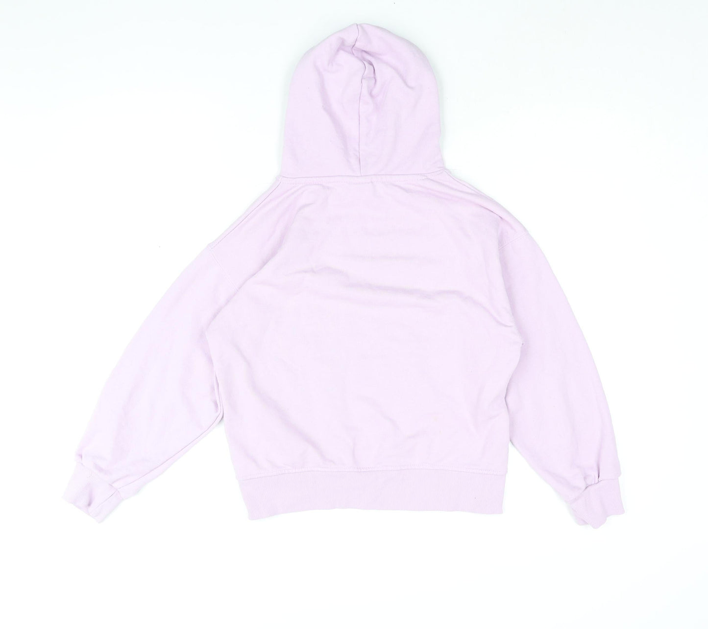 Zara Girls Pink Cotton Pullover Hoodie Size 11-12 Years Pullover