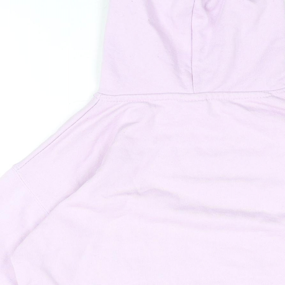 Zara Girls Pink Cotton Pullover Hoodie Size 11-12 Years Pullover