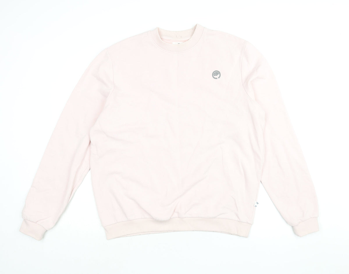 Ocean Laundry Womens Pink Cotton Pullover Sweatshirt Size L Pullover - Logo