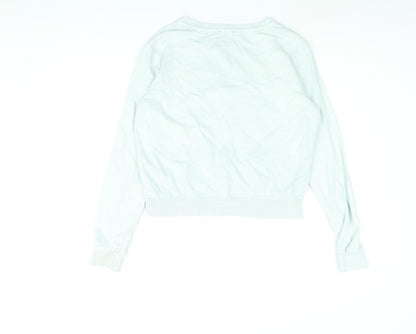 M&Co Girls Blue Cotton Pullover Sweatshirt Size 13 Years Pullover - Los Angeles California