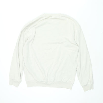 Mens UK Size S H&M Beige Pullover Sweatshirt