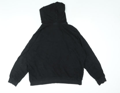 Divided by H&M Womens Black Cotton Pullover Hoodie Size M Pullover - NASA Planet