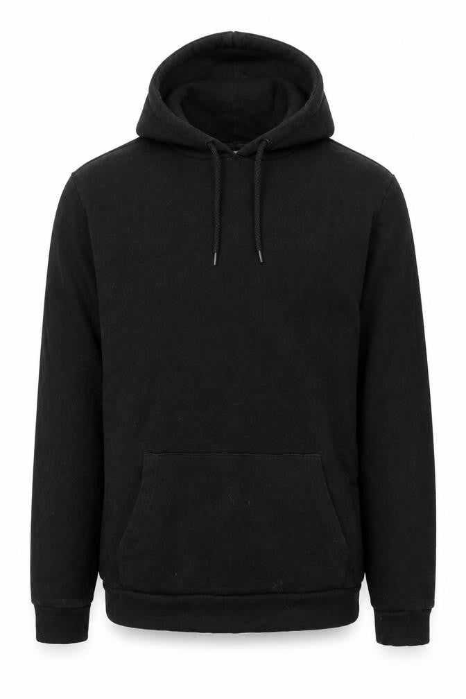 Mens UK Size M ASOS Black Pullover Hoodie