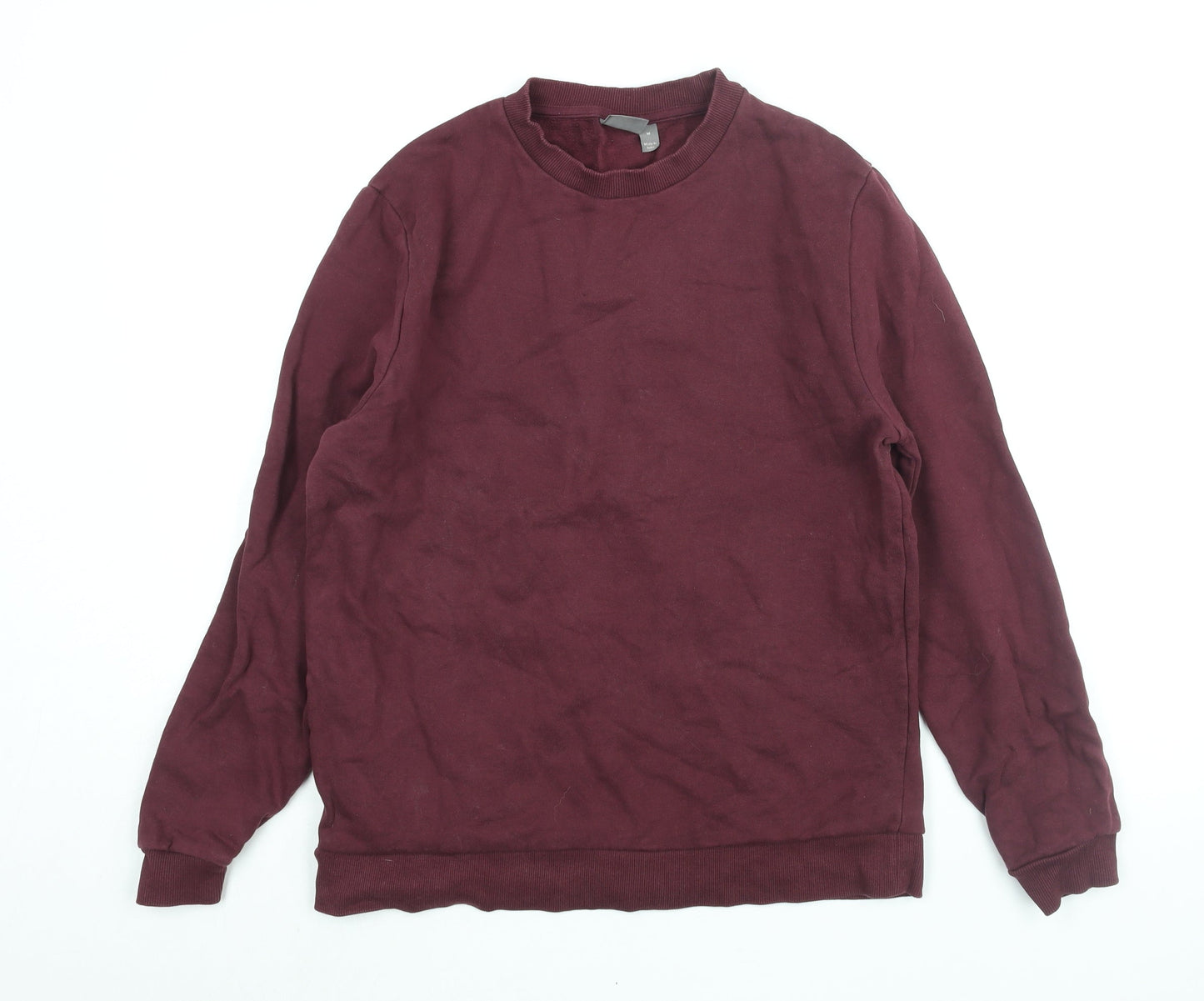 Mens UK Size M ASOS Red Pullover Sweatshirt