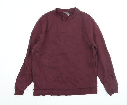 Mens UK Size M ASOS Red Pullover Sweatshirt