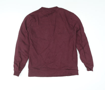 Mens UK Size M ASOS Red Pullover Sweatshirt