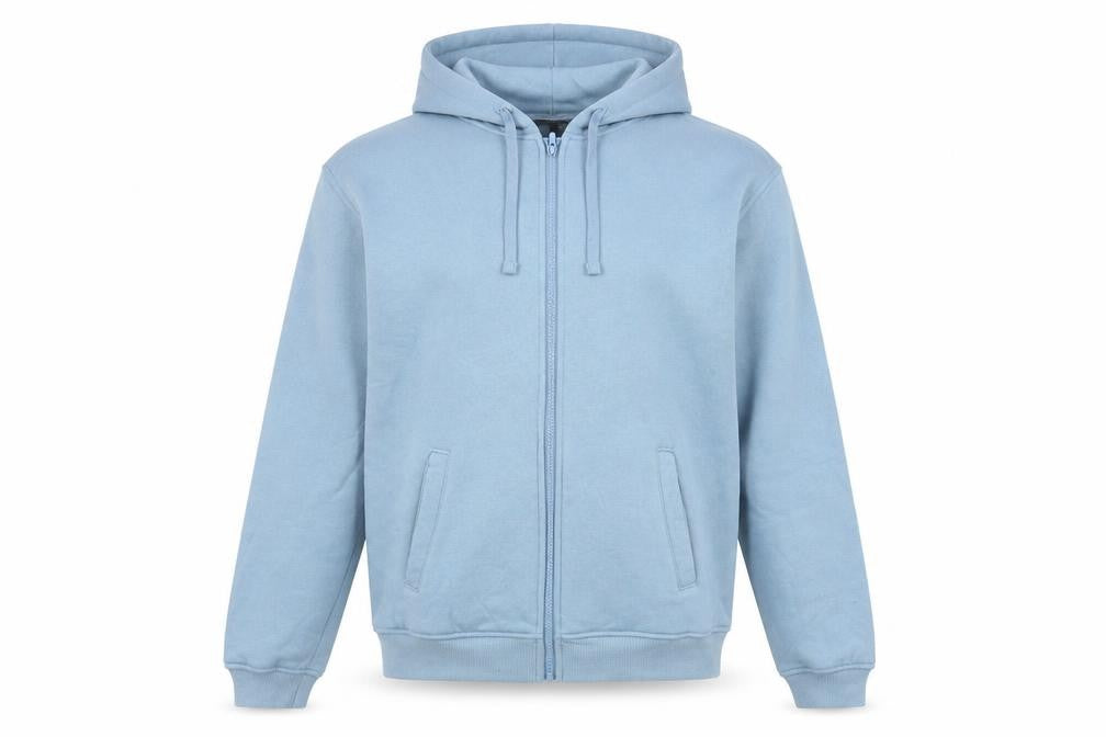 Mens UK Size S H&M Blue Full Zip Hoodie