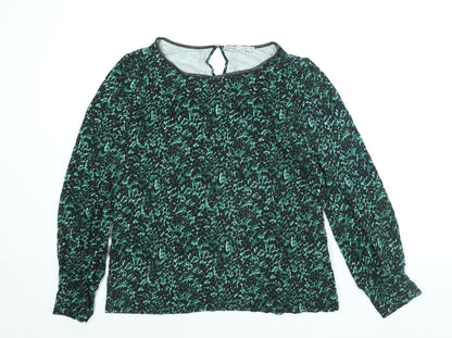 Womens UK Size XL Oasis Green Basic Blouse