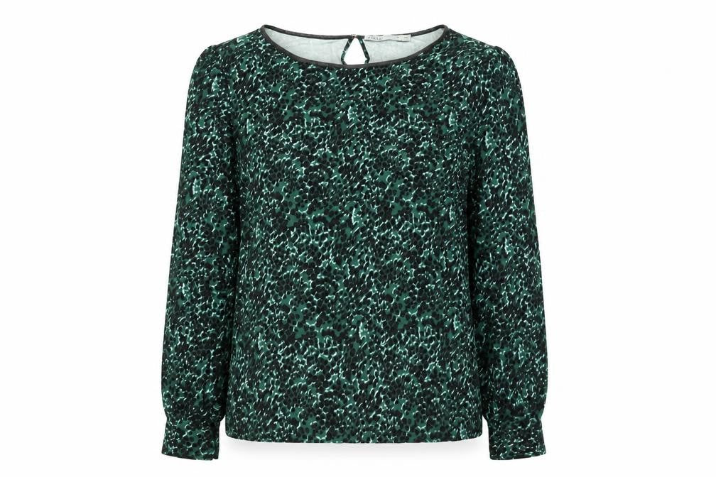Womens UK Size XL Oasis Green Basic Blouse