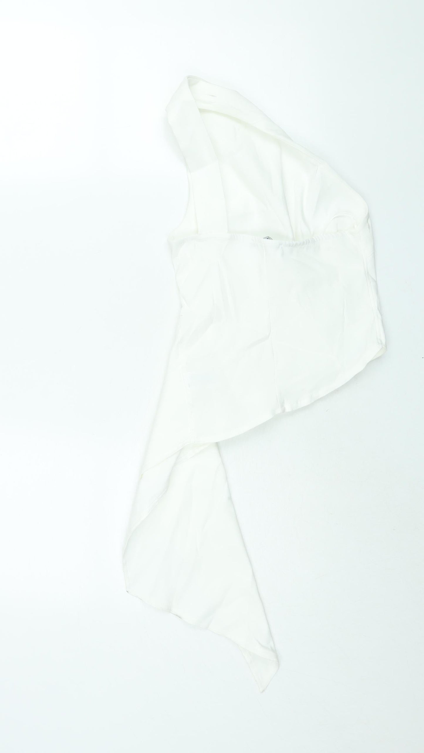 Womens UK Size S Zara White Basic Blouse