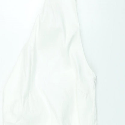 Womens UK Size S Zara White Basic Blouse