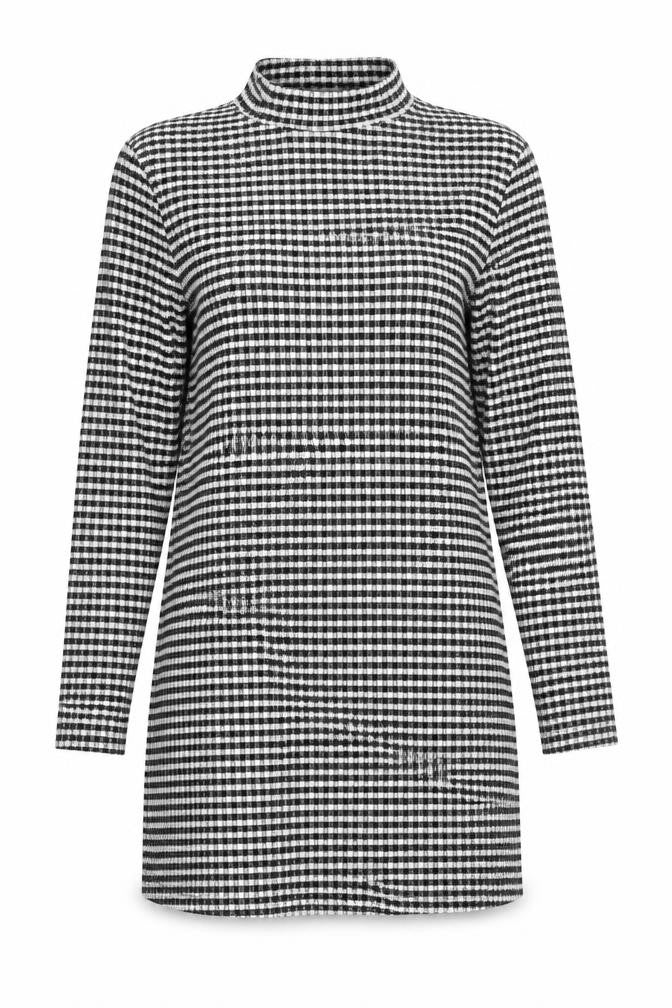 Womens UK Size 6 Miss Selfridge Black Tunic Blouse