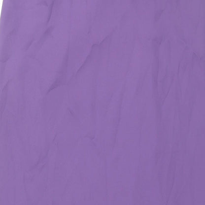 Dorothy Perkins Womens Purple Polyester Maxi Skirt Size 14 - Layered