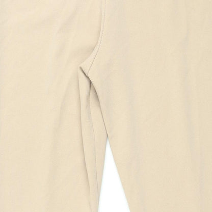 Womens UK Size 14 PRETTYLITTLETHING Regular Fit  Beige Trousers
