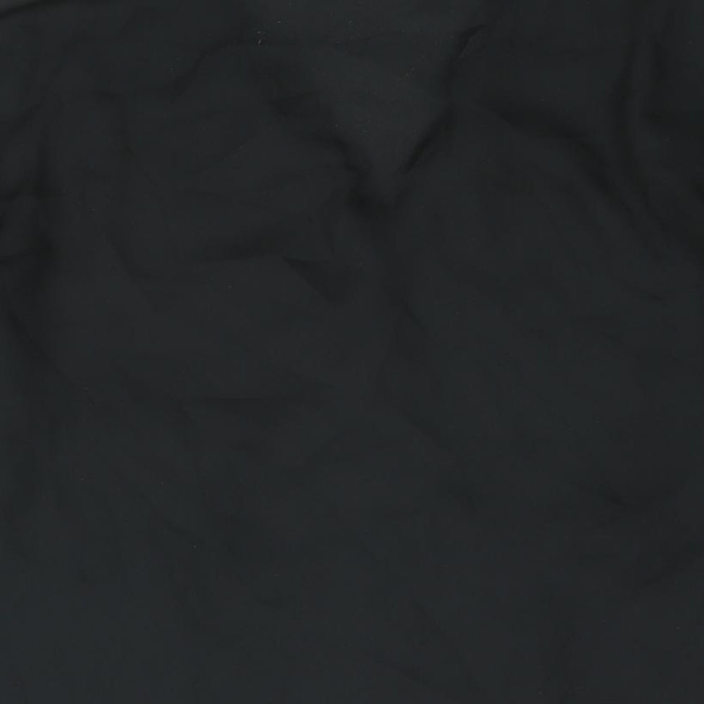 Womens UK Size 8 ASOS Black Basic Button-Up