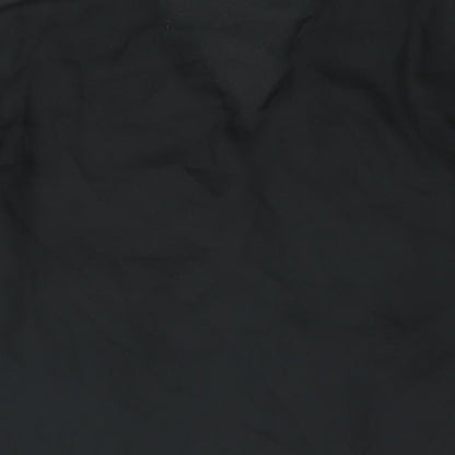 Womens UK Size 8 ASOS Black Basic Button-Up