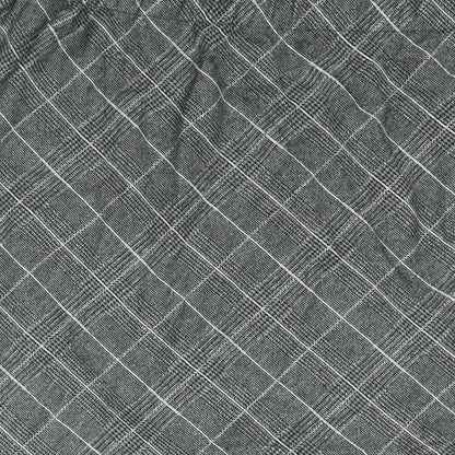 Bonmarché Womens Grey Check Polyester A-Line Skirt Size 20