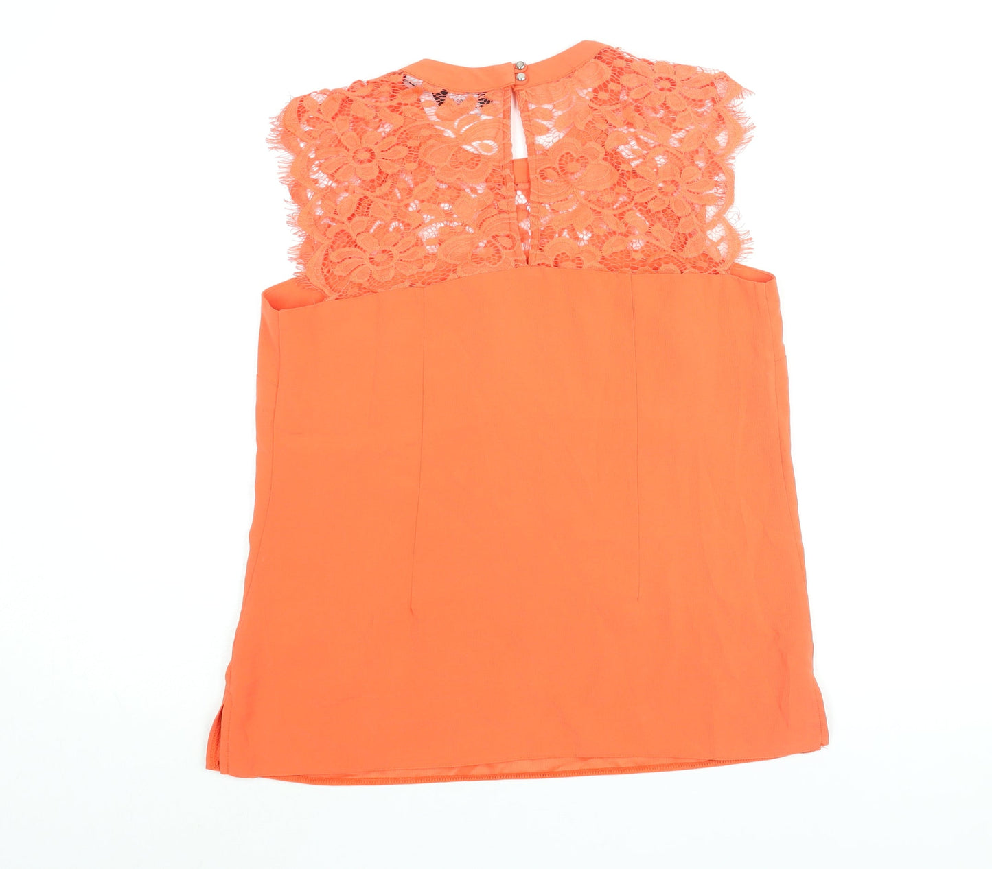 Womens UK Size 12 Dorothy Perkins Orange Basic Blouse