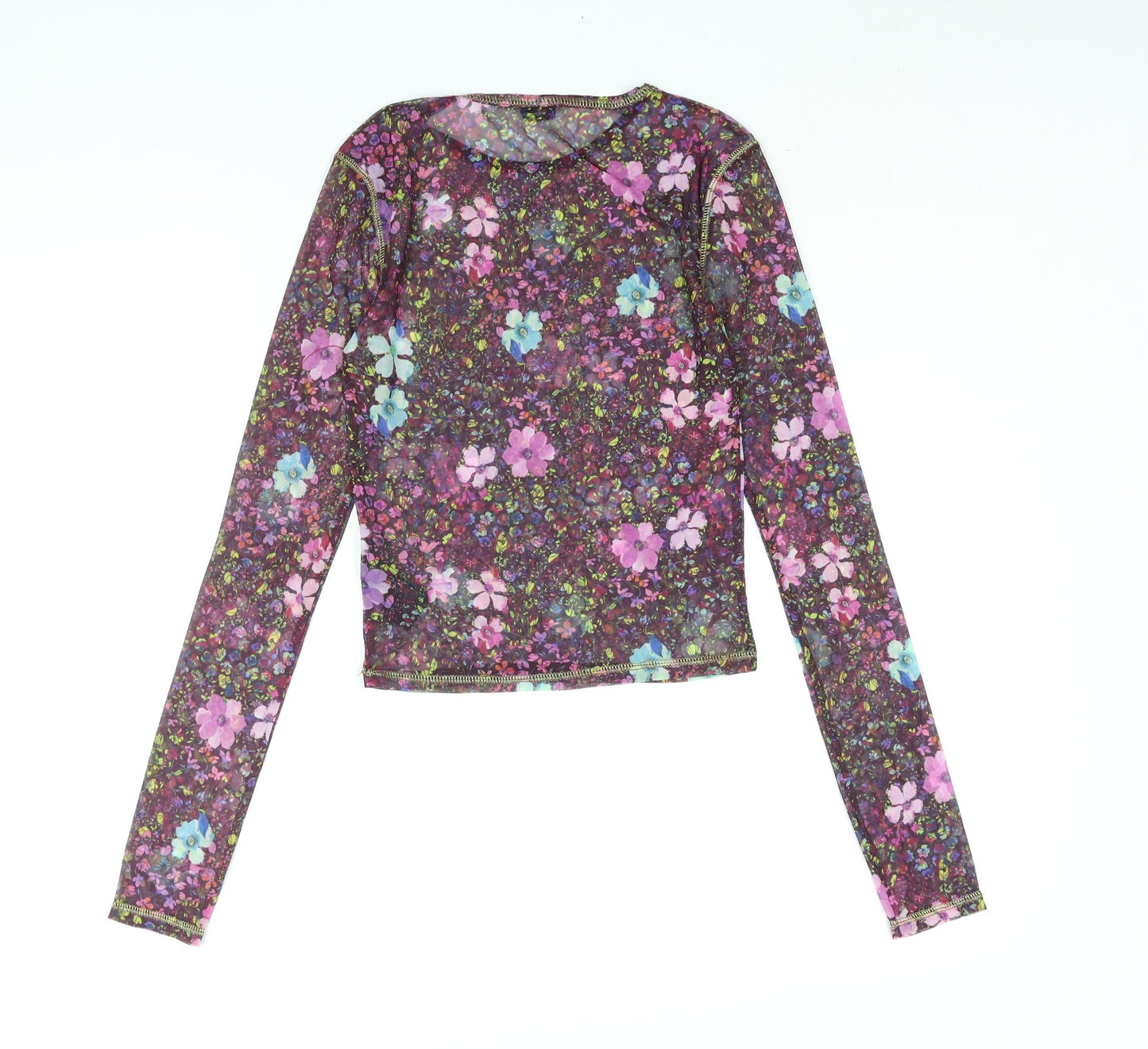 Womens UK Size S Urban Outfitters Multicoloured Basic Blouse
