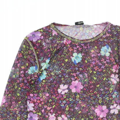 Womens UK Size S Urban Outfitters Multicoloured Basic Blouse