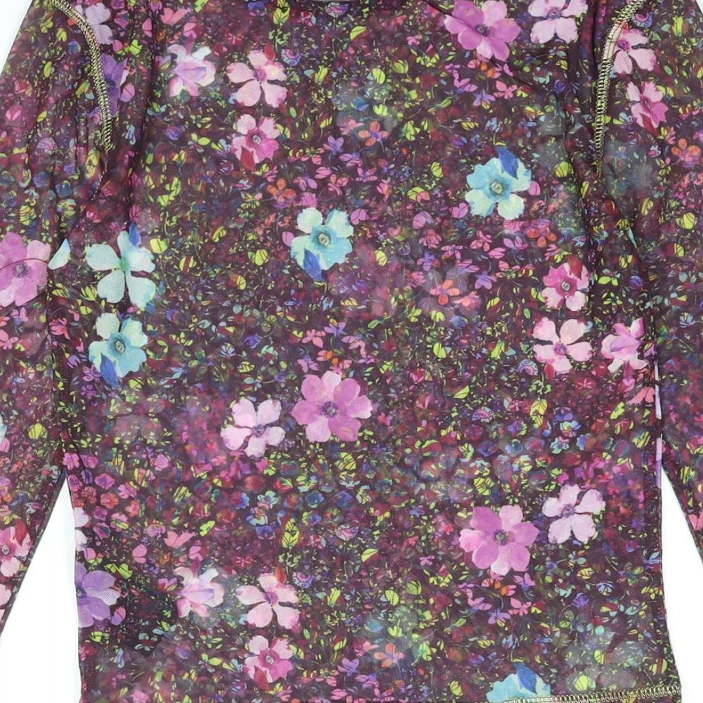 Womens UK Size S Urban Outfitters Multicoloured Basic Blouse