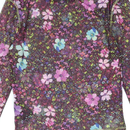Womens UK Size S Urban Outfitters Multicoloured Basic Blouse
