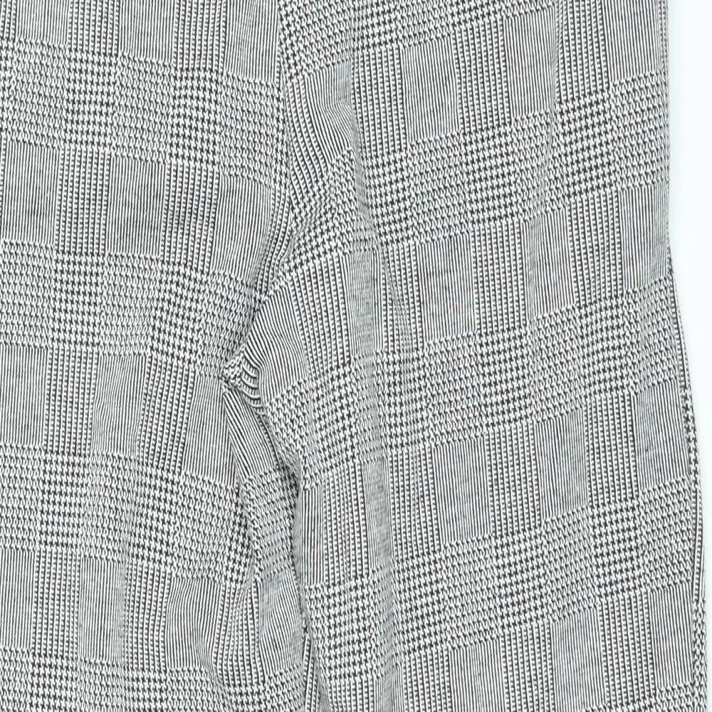 Womens UK Size M Zara Regular Fit  Grey Trousers