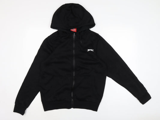 Mens UK Size XS Slazenger Black Full Zip Hoodie