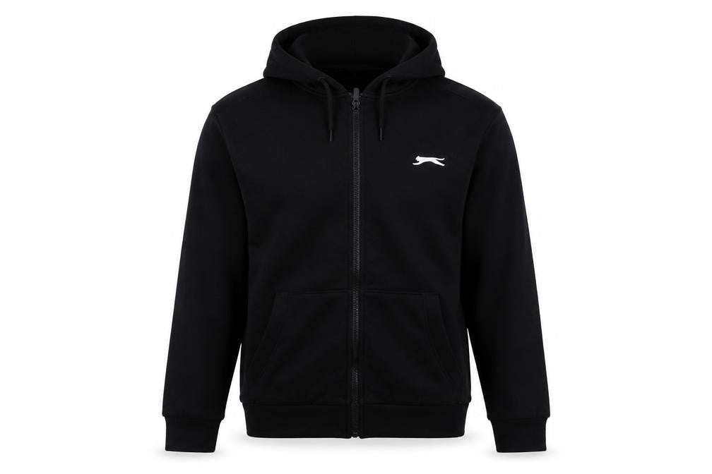 Mens UK Size XS Slazenger Black Full Zip Hoodie
