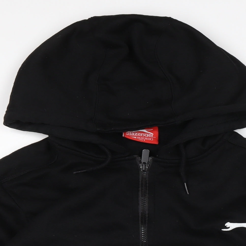 Mens UK Size XS Slazenger Black Full Zip Hoodie