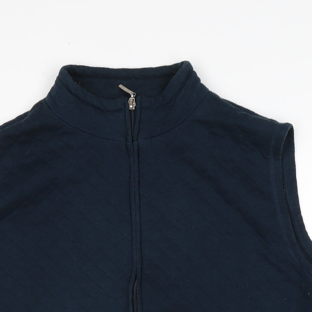 Womens UK Size M Bonmarché Blue Gilet