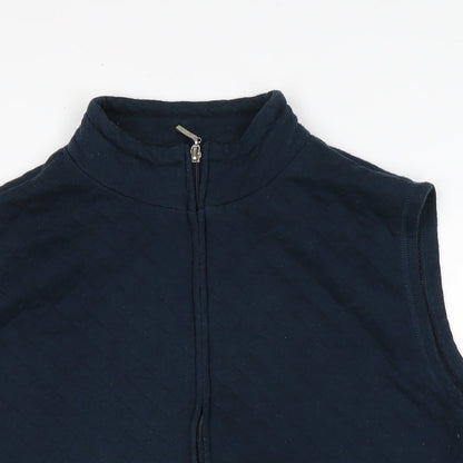 Womens UK Size M Bonmarché Blue Gilet