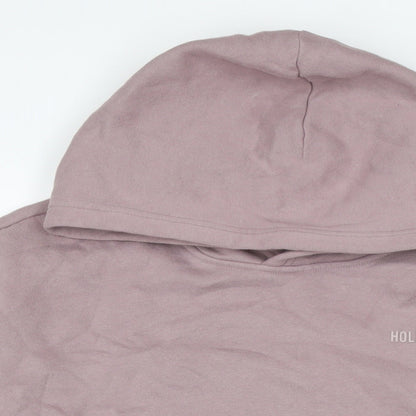 Hollister Womens Purple Cotton Pullover Hoodie Size M