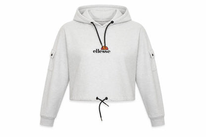 Ellesse Womens Grey Cotton Pullover Hoodie Size 16