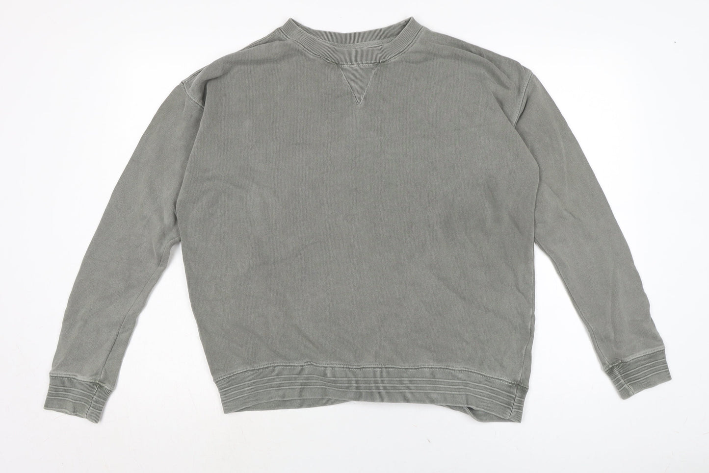 Womens UK Size M Pull&Bear Grey Pullover Sweatshirt