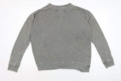 Womens UK Size M Pull&Bear Grey Pullover Sweatshirt